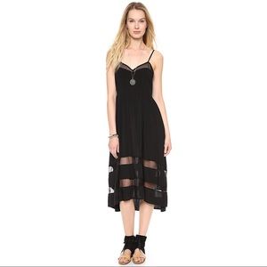 RE:NAMED Lacey High Low Dress in Black - Size M